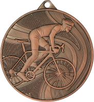 MMC38050/B - Medaila cyklistika (pr.50 mm, hr.2 mm) bronz