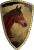 SHIELD/HOR2-A - Štít na pohár kone H-14,5 cm, š.10 cm