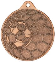 MMC0350/B - Medaila futbal (pr.50 mm, hr.1 mm) bronz