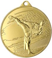MMC4509/G - Medaila karate (pr.45 mm, hr.2 mm) zlato