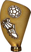 B327/B - Figúrka plastová futbal bronzová H-11 cm