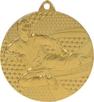 MMC6650/G - Medaila karate (pr.50 mm, hr.2 mm) zlato