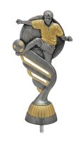 P404.22 - Figúrka plastová FASTFIX futbal strieborno-zlatá H-13 cm