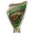 CREST/FIS2 - Figúrka plast. CREST rybár/ryba šťuka zlatá s potlačou H-10 cm