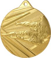 ME002/G - Medaila karate (pr.50 mm, hr.2 mm) zlato