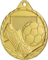 MMC3032/G - Medaila futbal (pr.32 mm, hr.1 mm) zlato