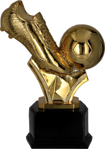 RP2022/G - Figúrka plastová futbal zlatá H-24 cm