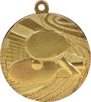 MMC1840/G - Medaila stolný tenis (pr.40 mm, hr.2 mm) zlato