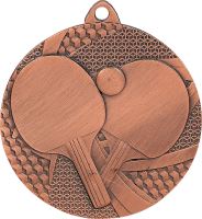 MMC7750/B - Medaila stolný tenis (pr.50 mm, hr.2 mm) bronz