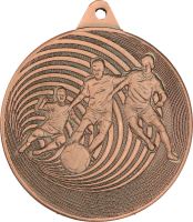 MMC5750/B - Medaila futbal (pr.50 mm, hr.2 mm) bronz