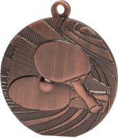 MMC1840/B - Medaila stolný tenis (pr.40 mm, hr.2 mm) bronz
