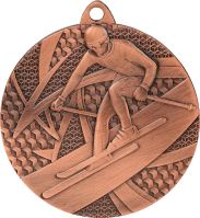MMC8150/B - Medaila lyžovanie zjazd (pr.50 mm, hr.2 mm) bronz
