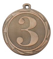 BS.ME103/B - Medaila s umiestnením "3" (pr.45 mm, hr.2mm) bronz