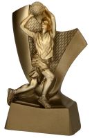 RP4015 - Figúrka odlievaná basketbal zlatá H-10 cm