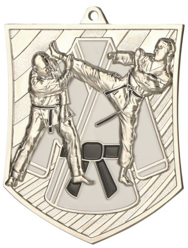 MD8054 - Medaila karate (79x66 mm, hr.2,5 mm)