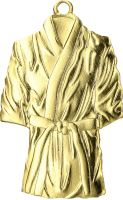 MMC37050/G - Medaila karate kimono (pr.50 mm, hr.2 mm) zlato