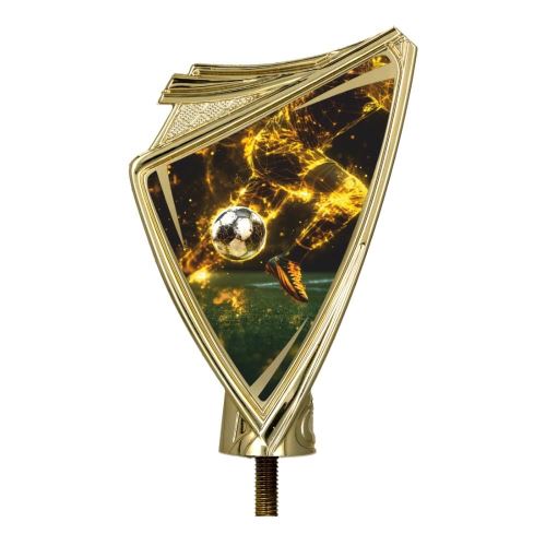 CREST/SOC6 - Figúrka plast. CREST zlatá s potlačou H-10 cm
