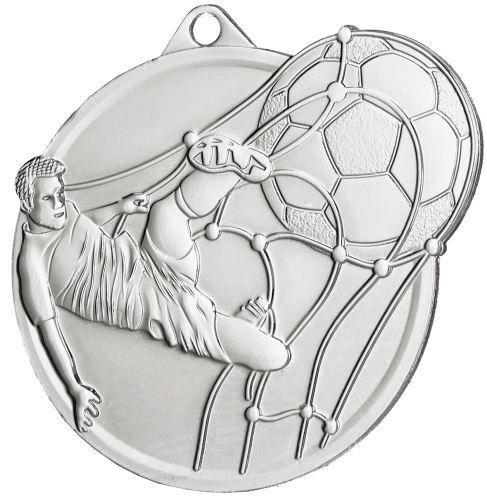 MMC46050/ - Medaila futbal (60x50 mm, hr.2 mm) bronz