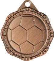 MMC1232/B - Medaila futbal (pr.32 mm, hr.2 mm) bronz