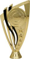 F258/G/BK - Figúrka plastová všeobecná zlato-čierna H-16,5 cm