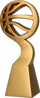 RP5011-23/G - Figúrka odlievaná basketbal zlatá H-23 cm