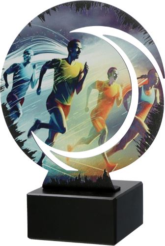 WR-RUN - Figúrka kovová beh farebná potlač
