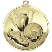 Medaila futbal (pr.50mm) zlato