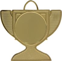 MMC17050/G - Medaila pohár (50x50 mm, hr.2 mm) zlato