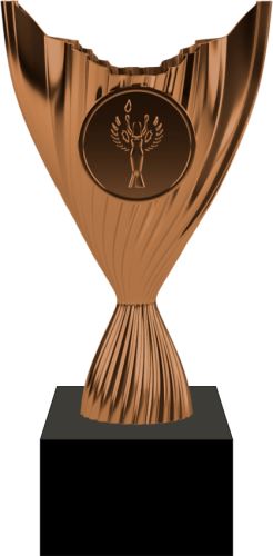 9038 - Pohár zlato-striebro-bronz