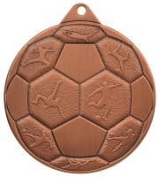 MMC8850/B - Medaila futbal (pr.50 mm, hr.2 mm) bronz