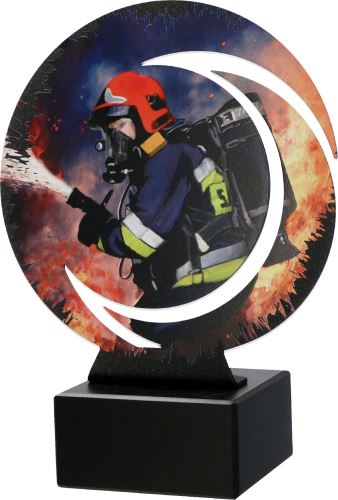 WR-FIR - Figúrka kovová hasič farebná potlač