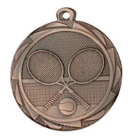 BS.ME113/B - Medaila tenis (pr.45 mm, hr.2mm) bronz