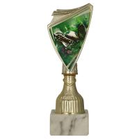9297/SOC2-A - Pohár futbal zlatý H-20 cm