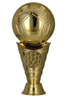 F262/G - Figúrka plastová futbal zlatá H-14,5 cm