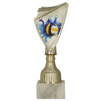 9297/VOL-C - Pohár volejbal zlatý H-17,5 cm
