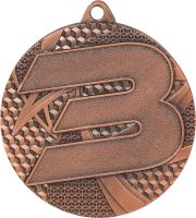 MMC6150/B Medaila s umiestnením "3" (pr.50 mm, hr.2 mm) bronz