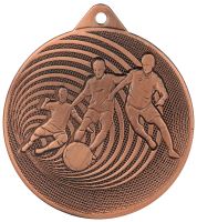 MMC3070/B - Medaila futbal (pr.70 mm, hr.2 mm) bronz