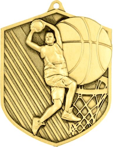 MD8048 - Medaila basketbal (79x64 mm, hr.2,5 mm)