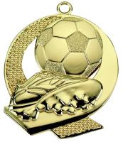 Medaila futbal (pr.50mm) zlato
