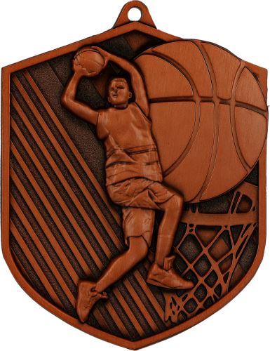 MD8048 - Medaila basketbal (79x64 mm, hr.2,5 mm)