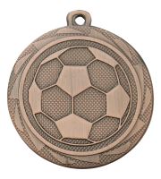 BS.ME105/B - Medaila futbal (pr.45 mm, hr.2mm) bronz