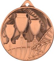 ME009/B - Medaila pohár (pr.50 mm, hr.2 mm) bronz