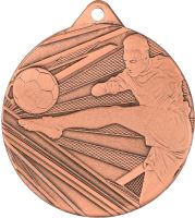 ME001/B - Medaila futbal (pr.50 mm, hr.2 mm) bronz