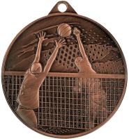 MMC4510/B - Medaila volejbal (pr.45 mm, hr.2 mm) bronz